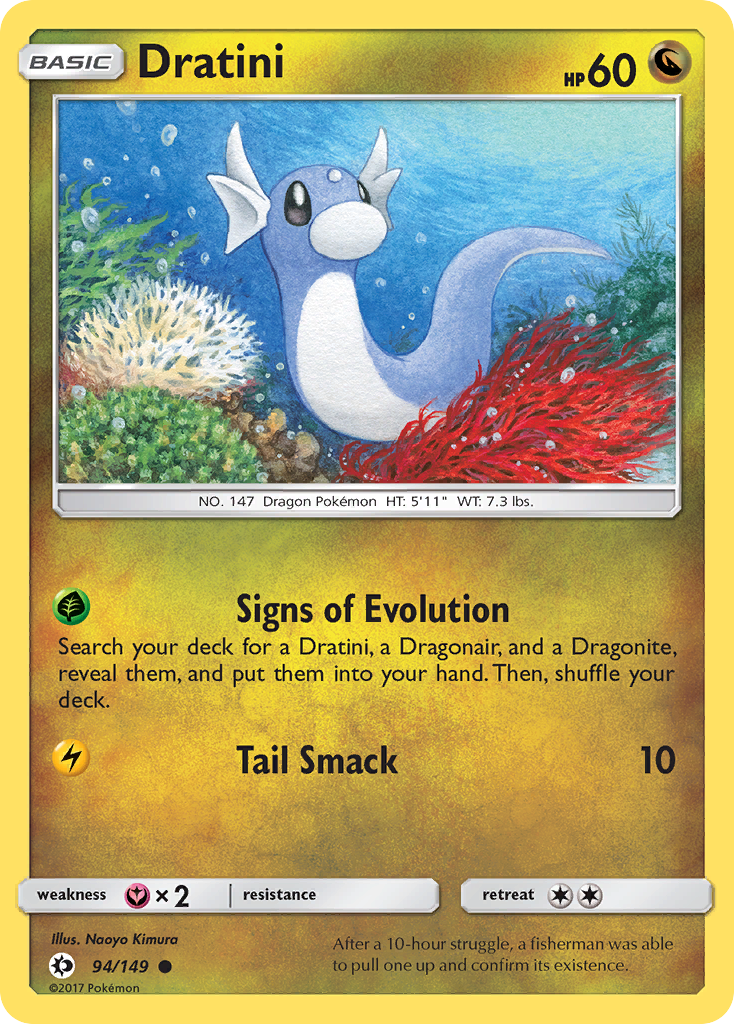 Dratini — illustrated card