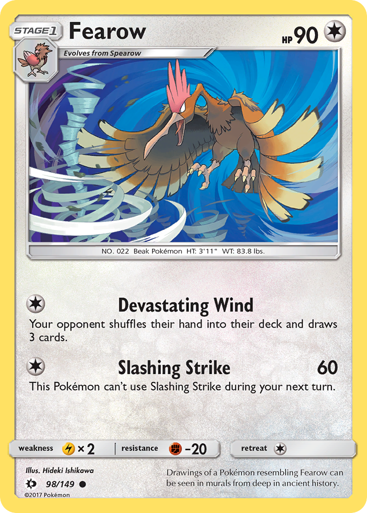 Fearow — illustrated card