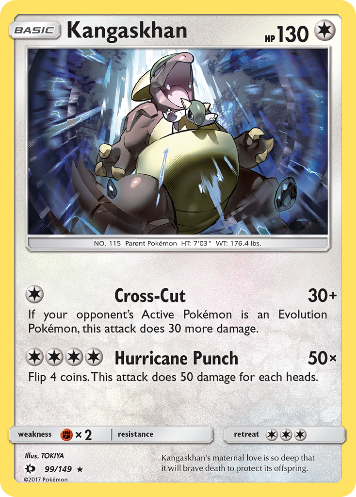 Kangaskhan — illustrated card