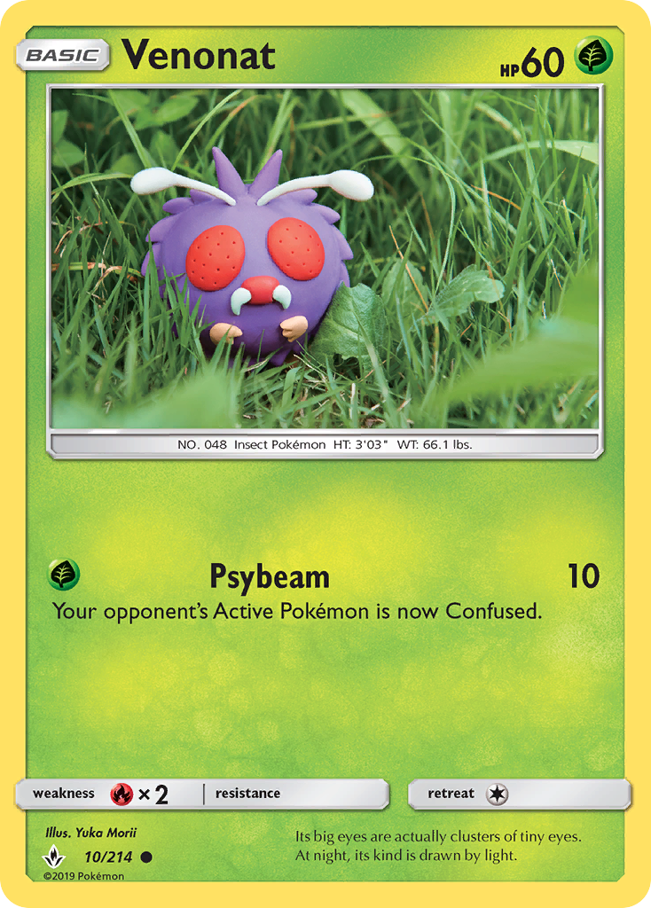 Venonat — illustrated card