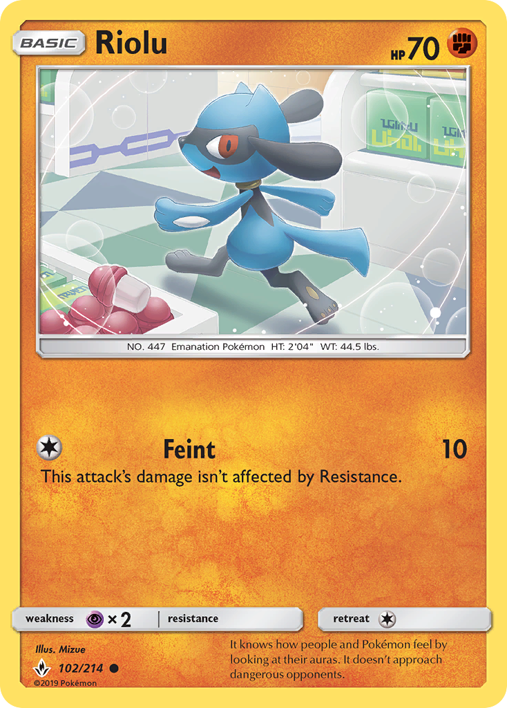 Riolu — illustrated card