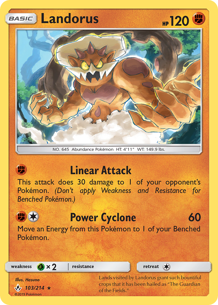 Landorus — illustrated card