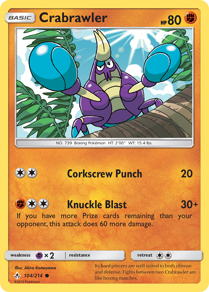 Crabrawler — illustrated card