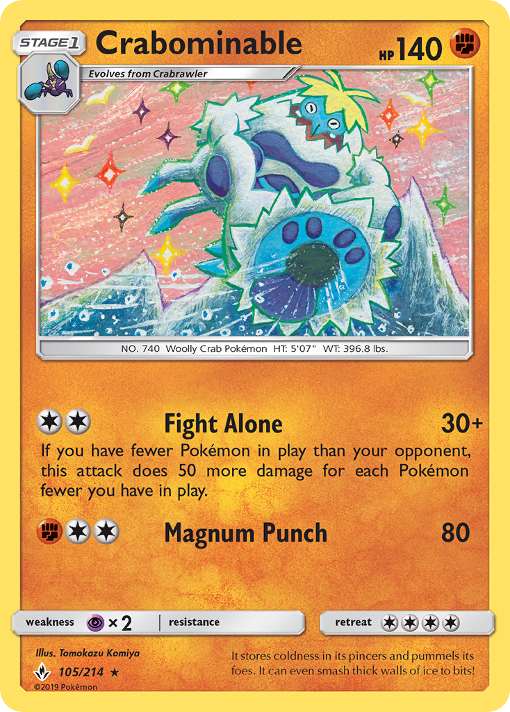 Crabominable — illustrated card