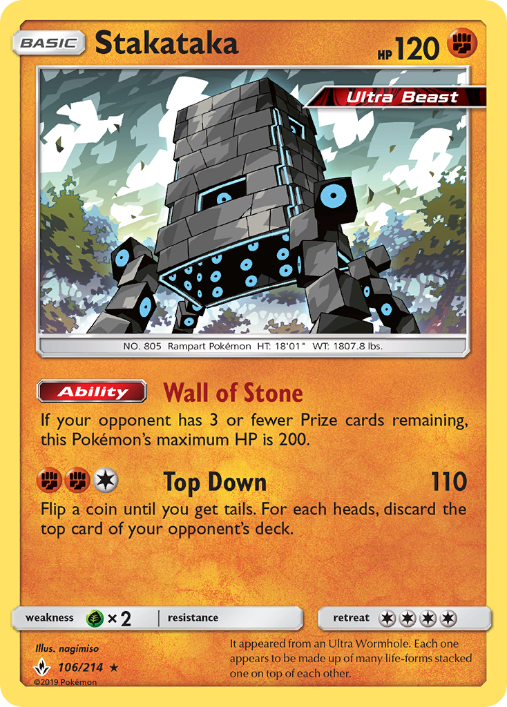 Stakataka — illustrated card