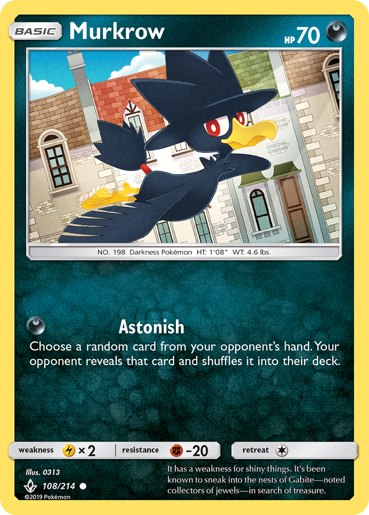 Murkrow — illustrated card