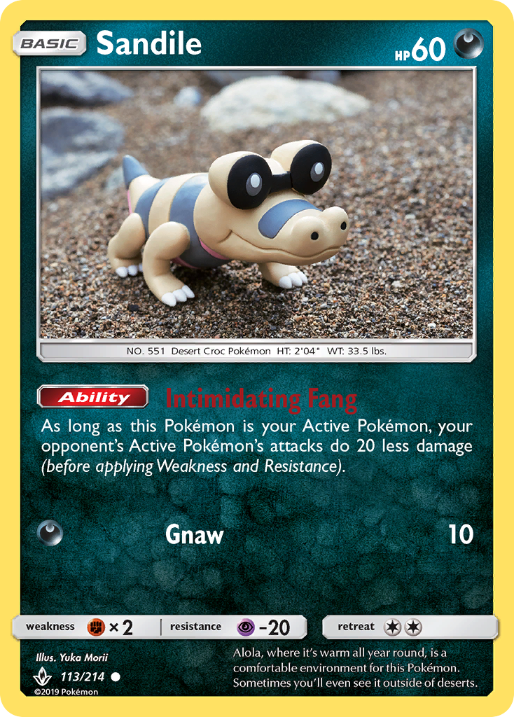 Sandile — illustrated card