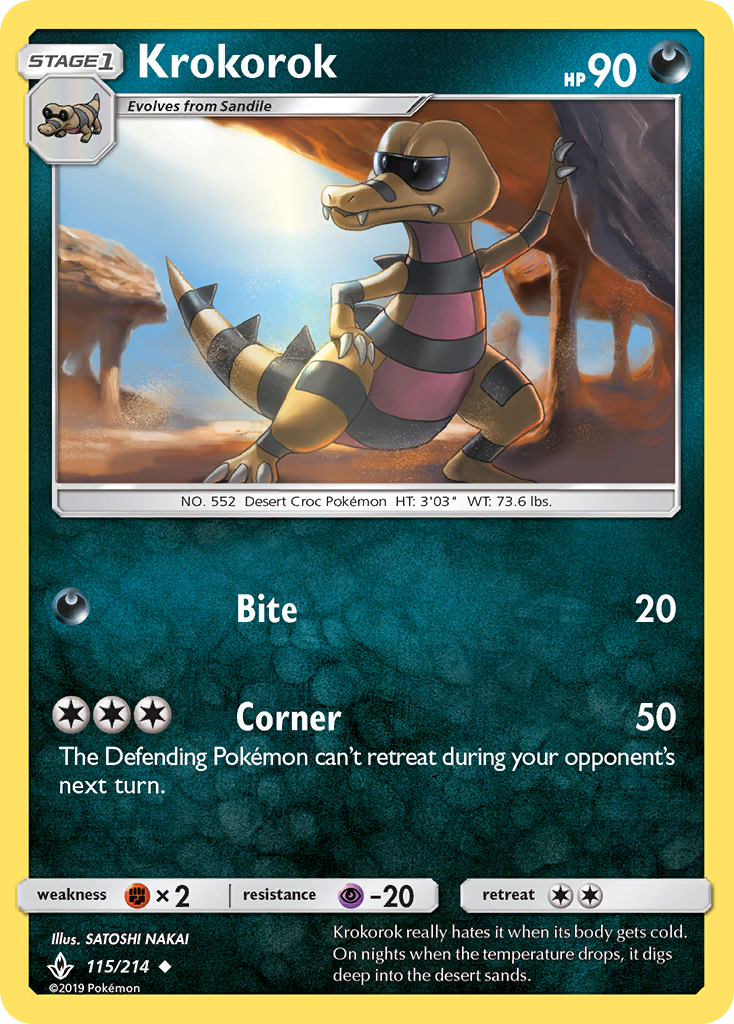 Krokorok — illustrated card