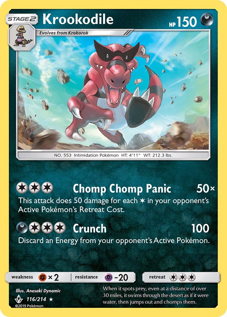 Krookodile — illustrated card