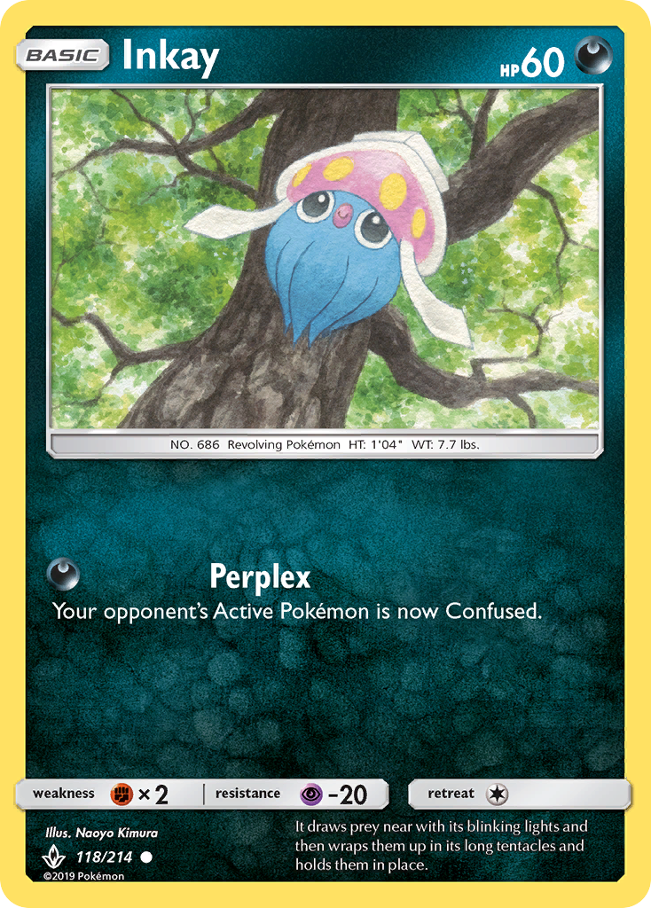 Inkay — illustrated card