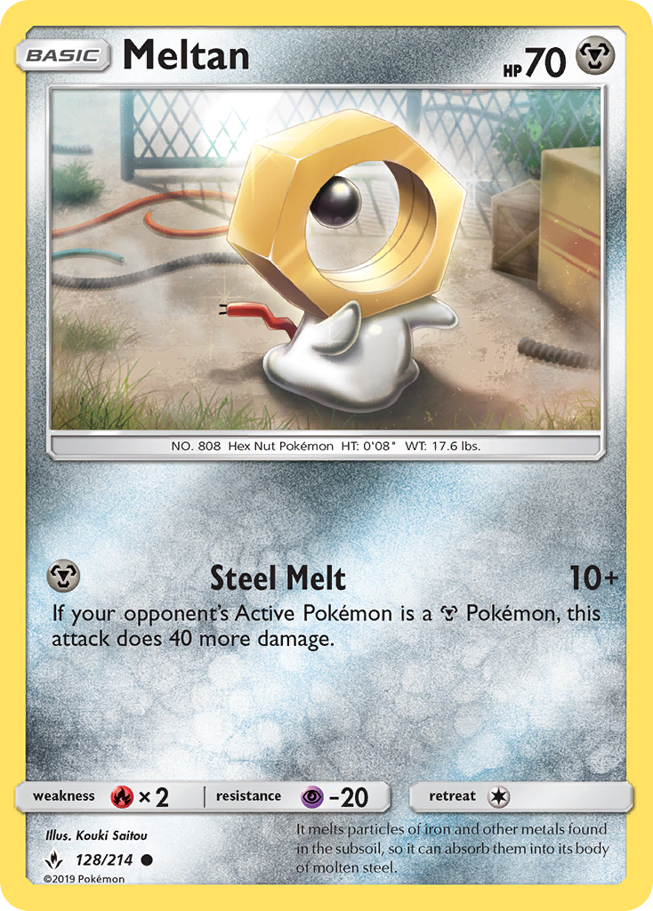 Meltan — illustrated card