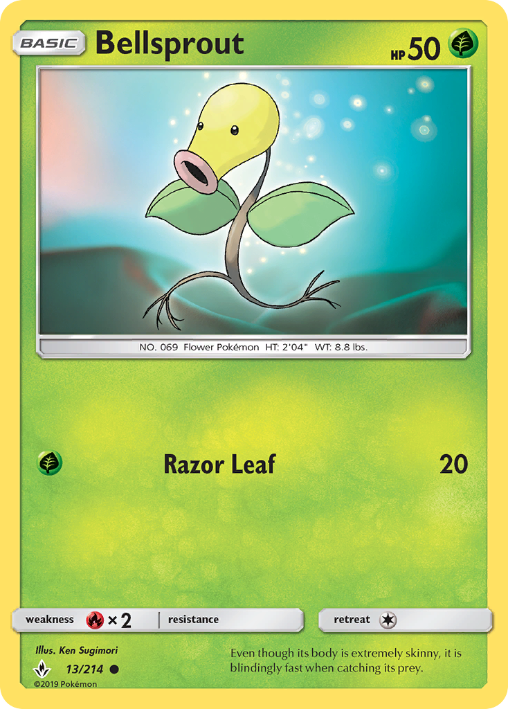 Bellsprout — illustrated card
