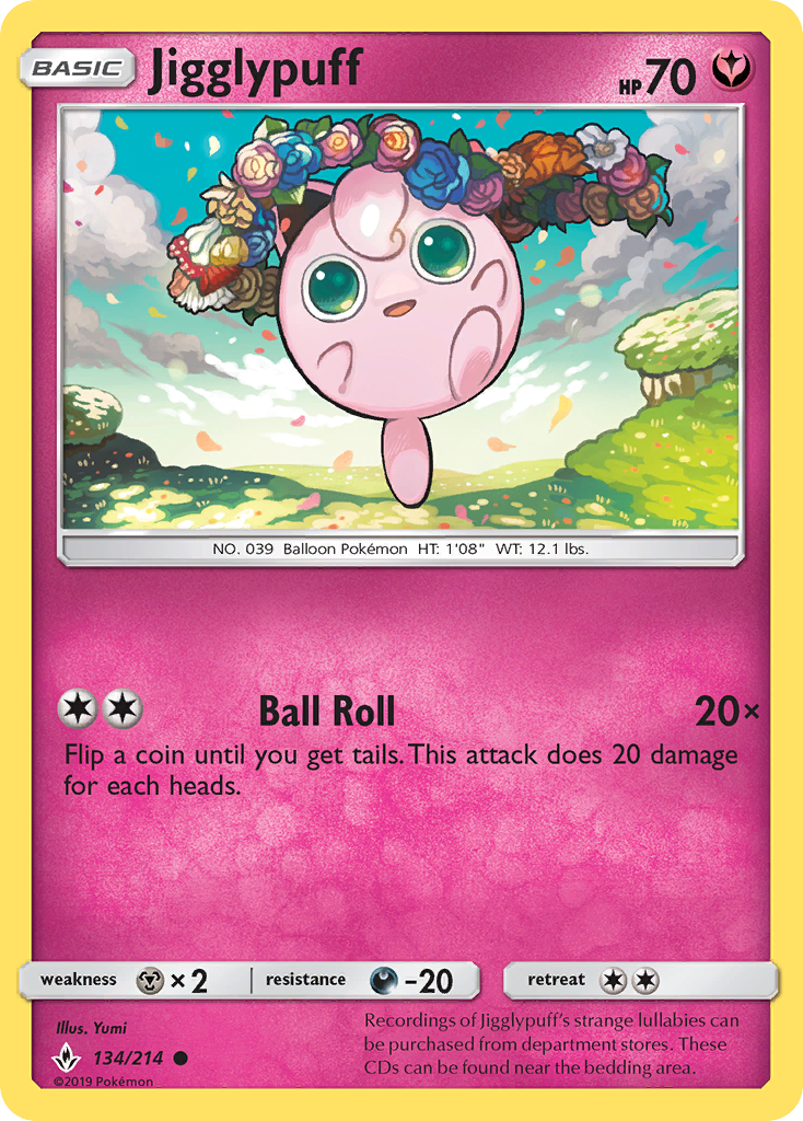 Jigglypuff — illustrated card