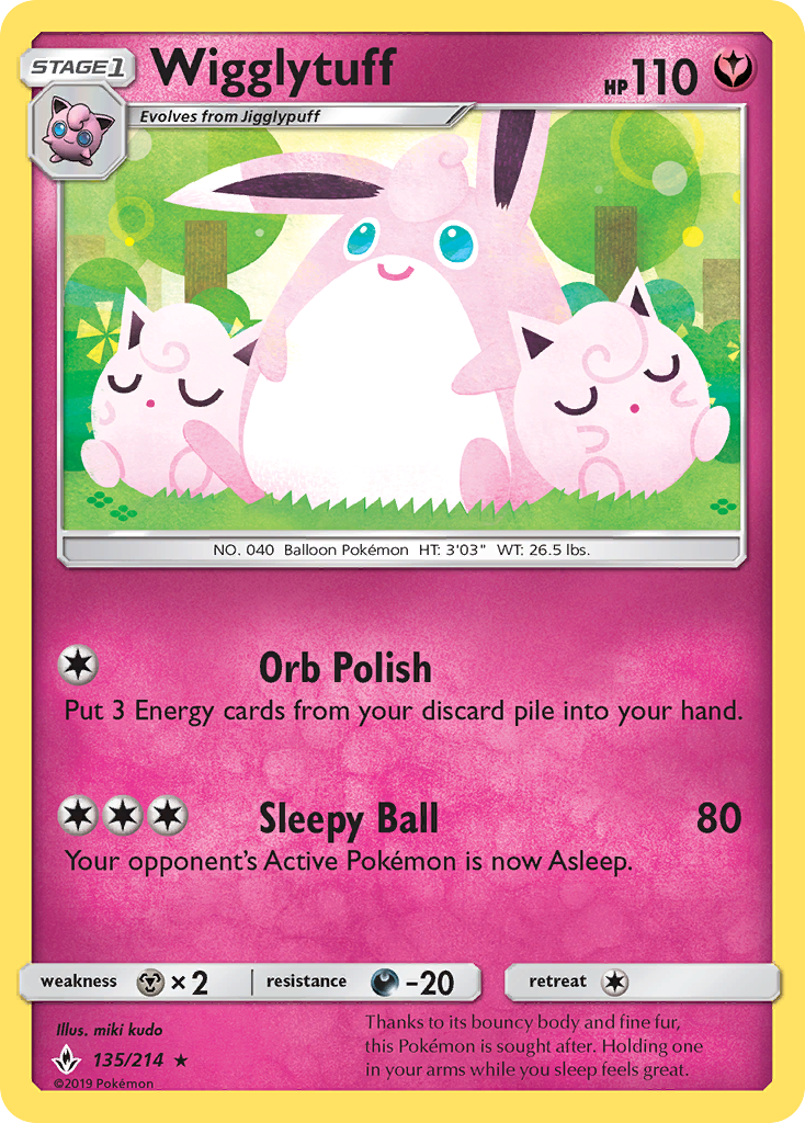 Wigglytuff — illustrated card