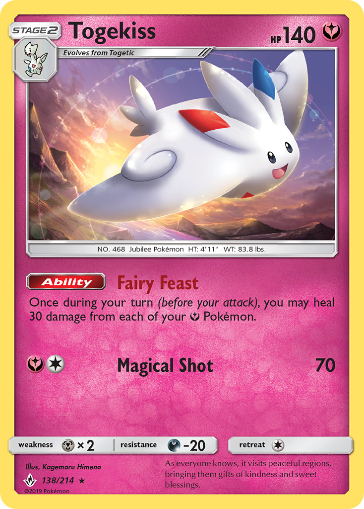 Togekiss — illustrated card