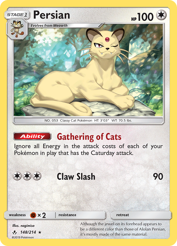 Persian — illustrated card