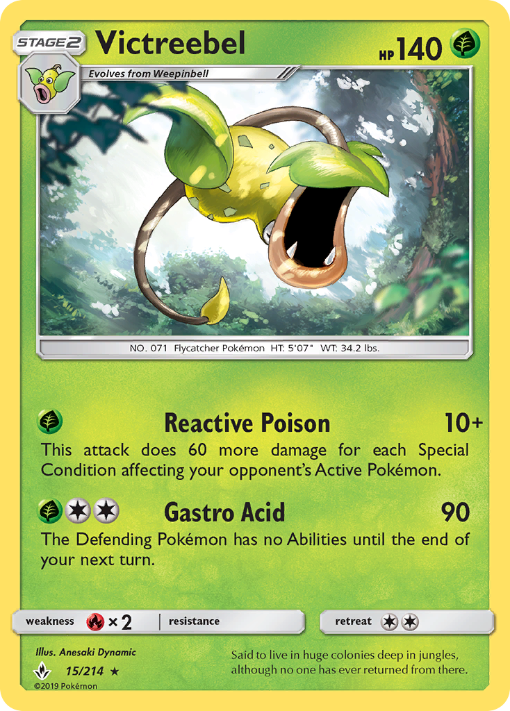 Victreebel — illustrated card