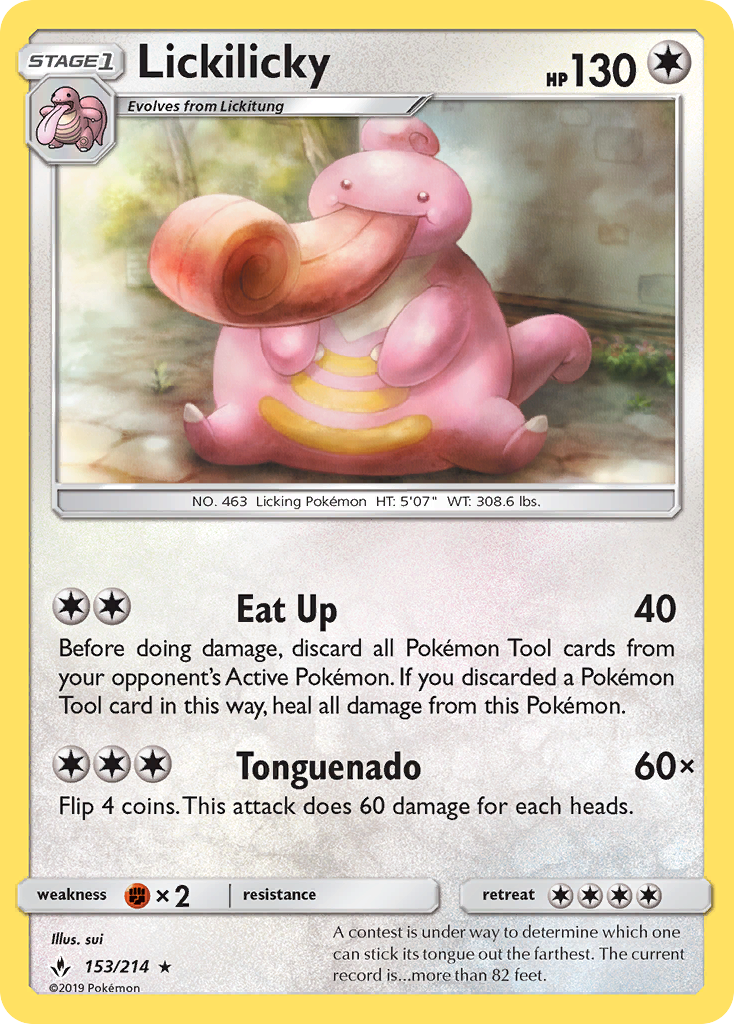 Lickilicky — illustrated card
