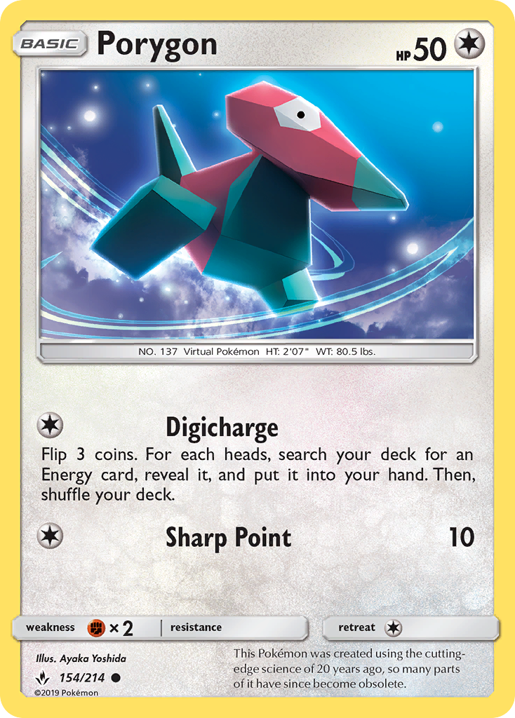 Porygon — illustrated card