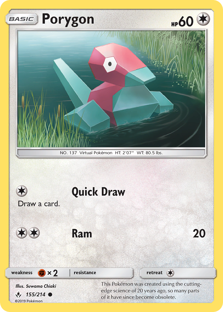 Porygon — illustrated card