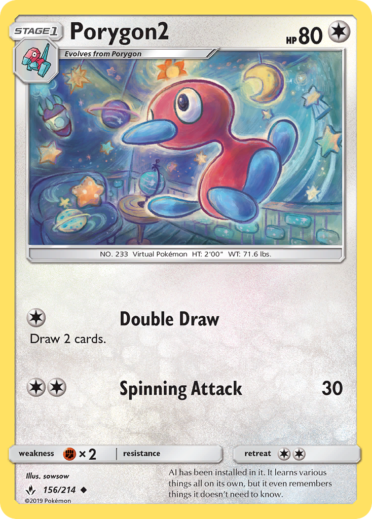 Porygon2 — illustrated card