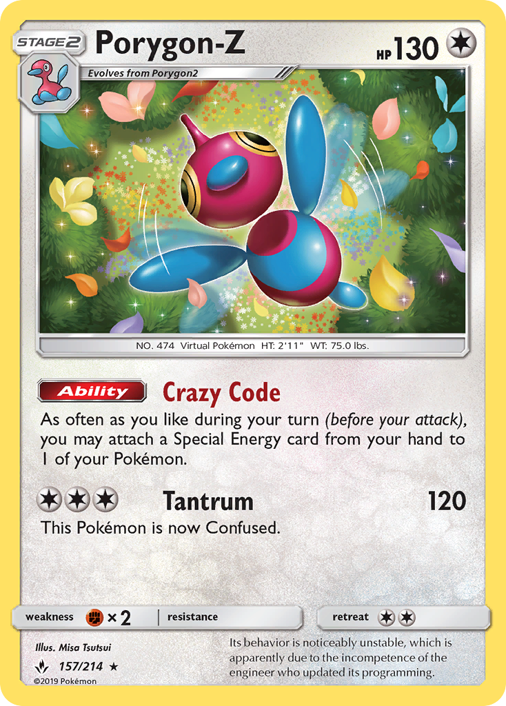Porygon-Z — illustrated card