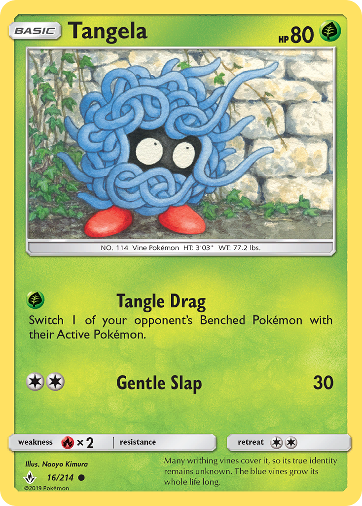 Tangela — illustrated card