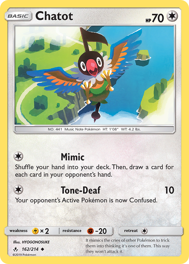 Chatot — illustrated card