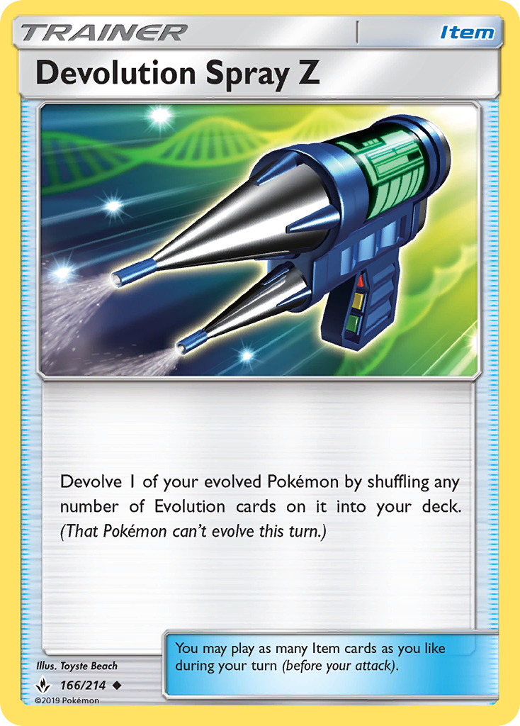 Devolution Spray Z — illustrated card