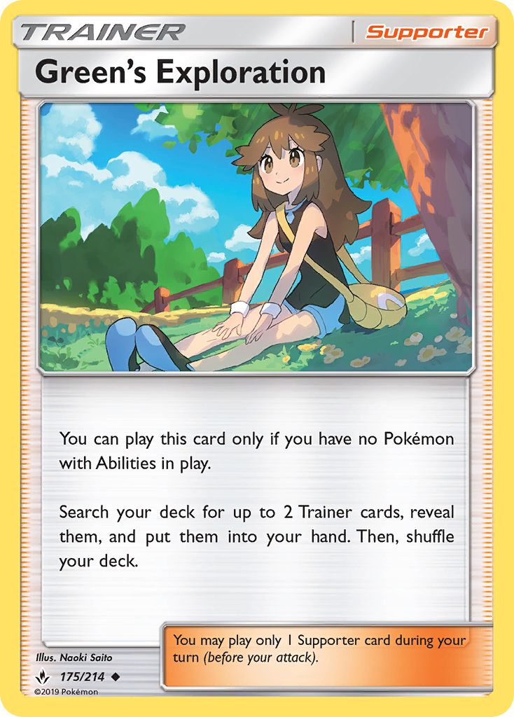 Green's Exploration — illustrated card