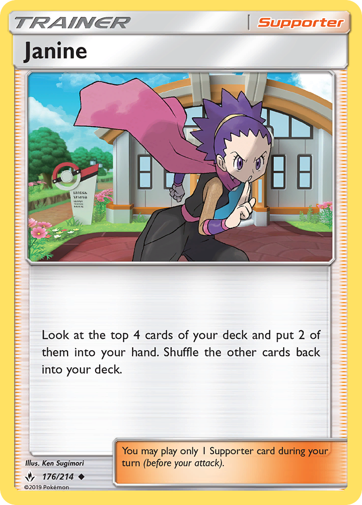 Janine — illustrated card