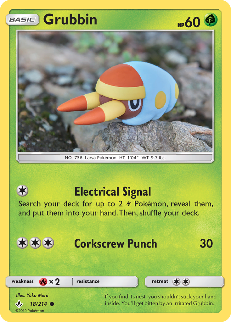 Grubbin — illustrated card