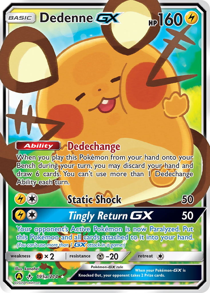 Dedenne-GX — illustrated card