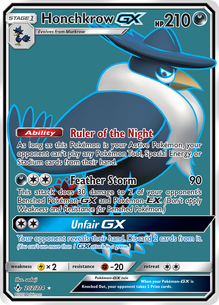 Honchkrow-GX — illustrated card