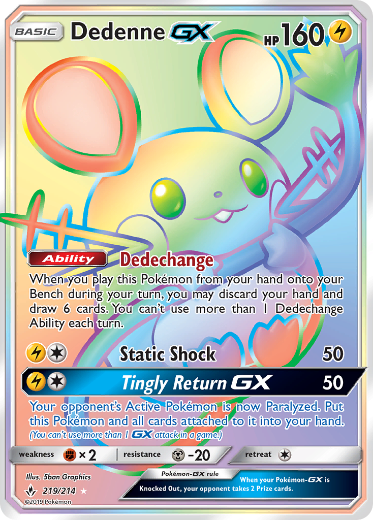 Dedenne-GX — illustrated card