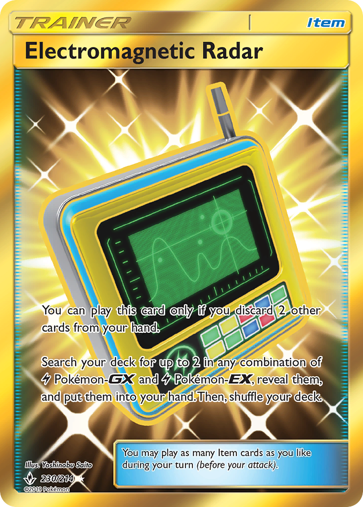 Electromagnetic Radar — illustrated card