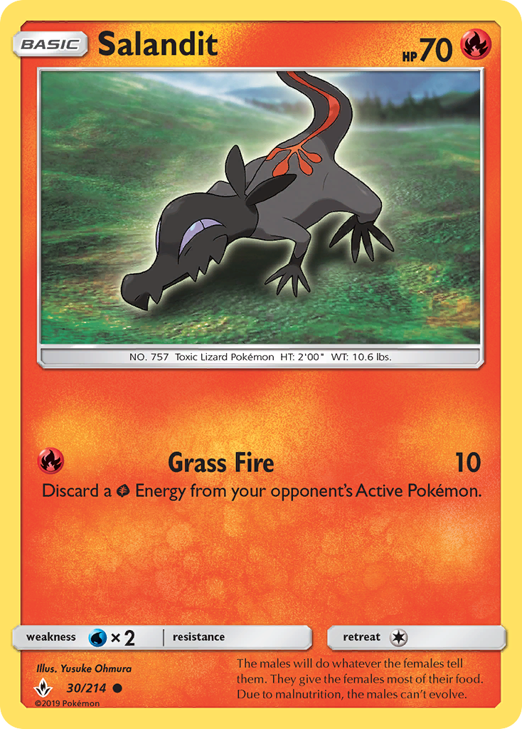 Salandit — illustrated card
