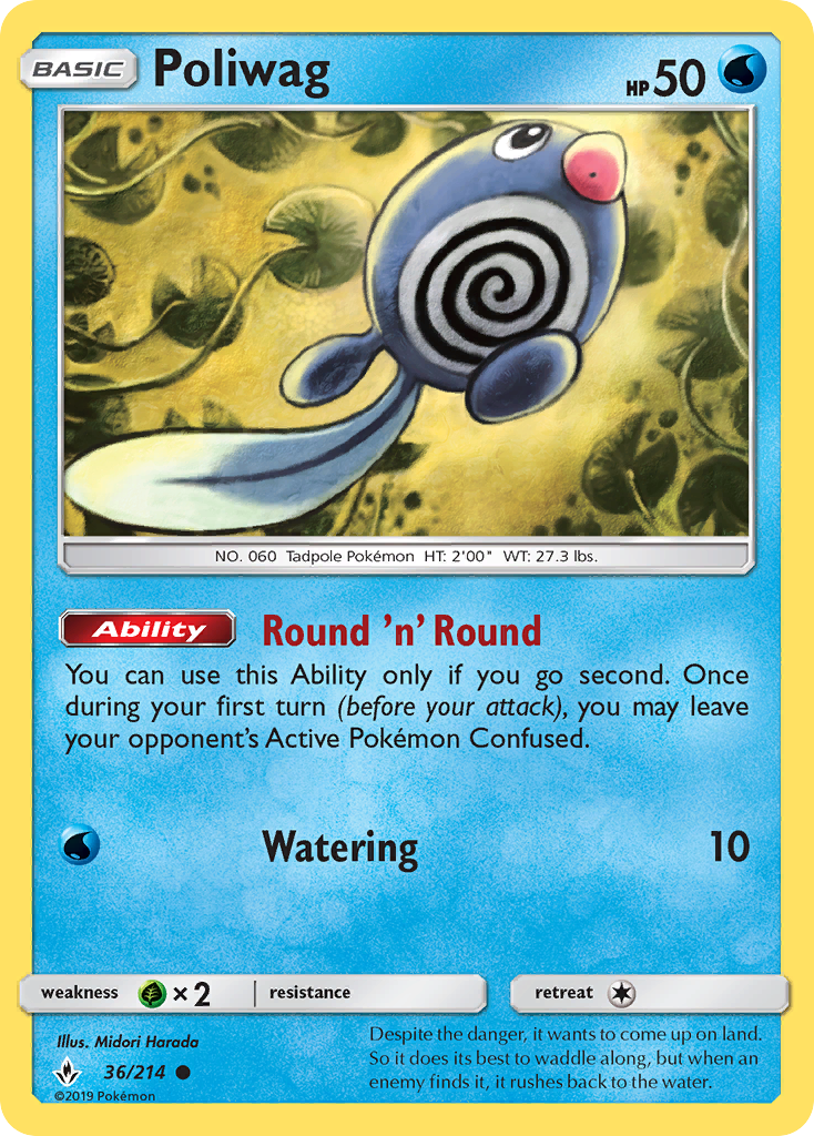 Poliwag — illustrated card