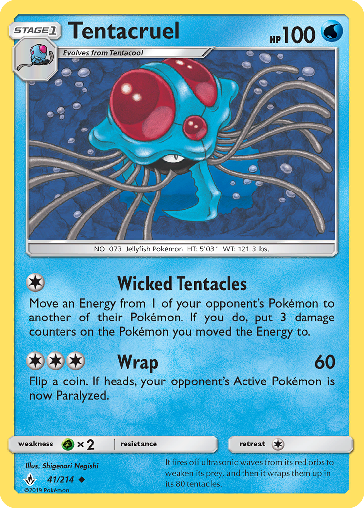 Tentacruel — illustrated card