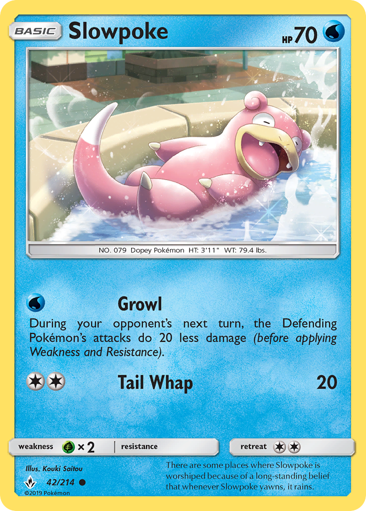 Slowpoke — illustrated card