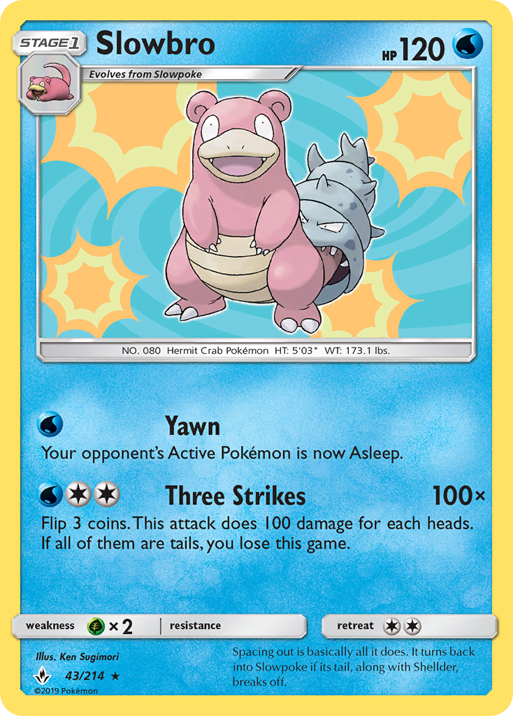 Slowbro — illustrated card