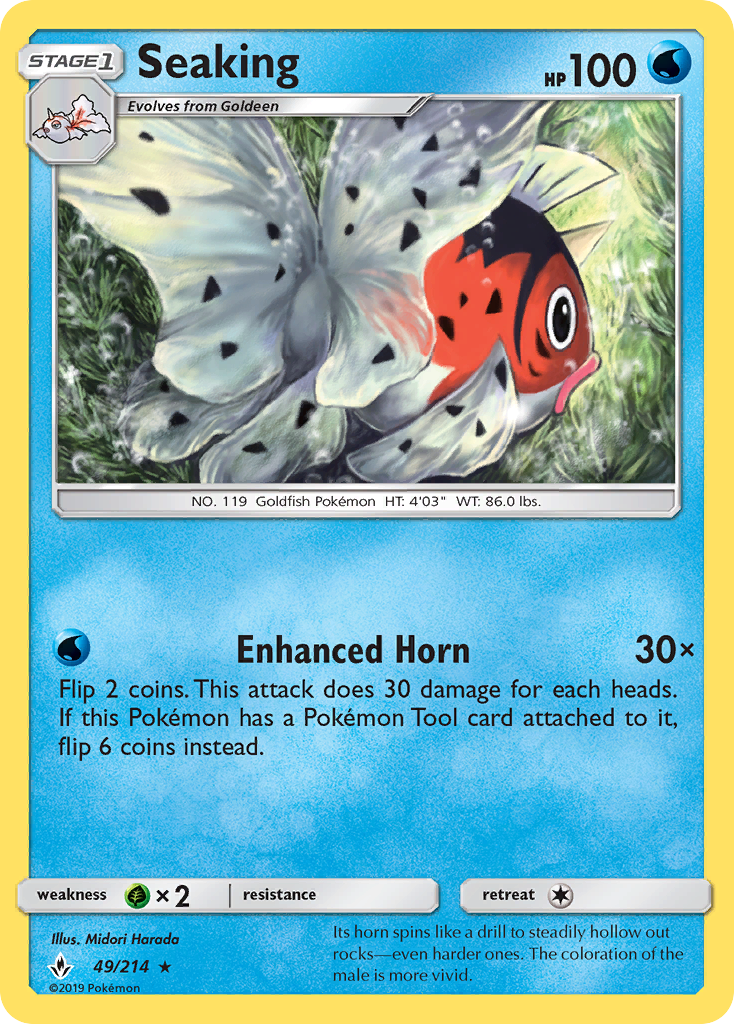 Seaking — illustrated card