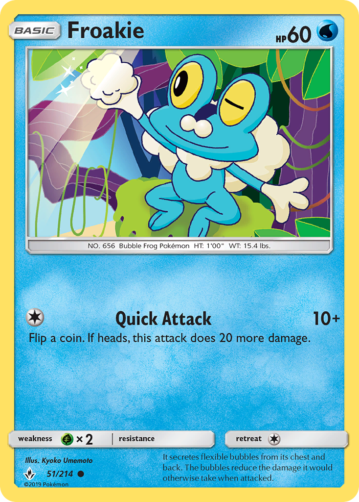 Froakie — illustrated card