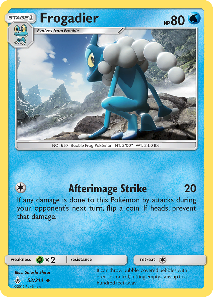 Frogadier — illustrated card