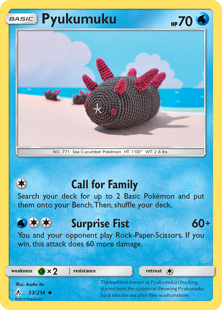 Pyukumuku — illustrated card