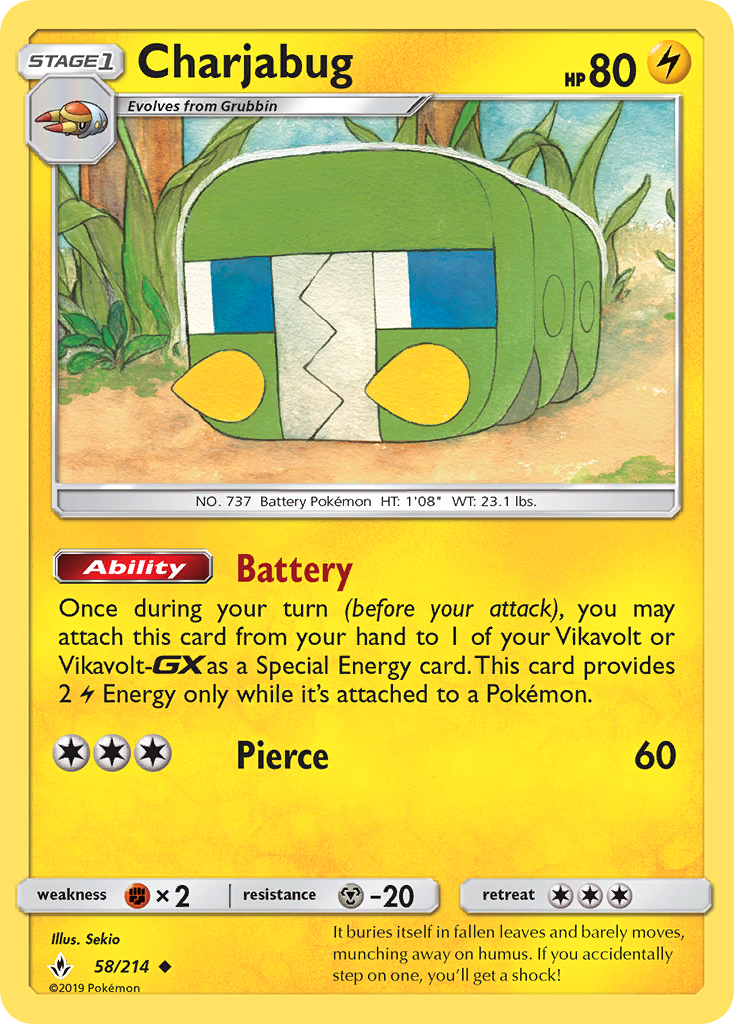Charjabug — illustrated card