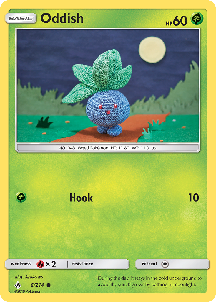 Oddish — illustrated card