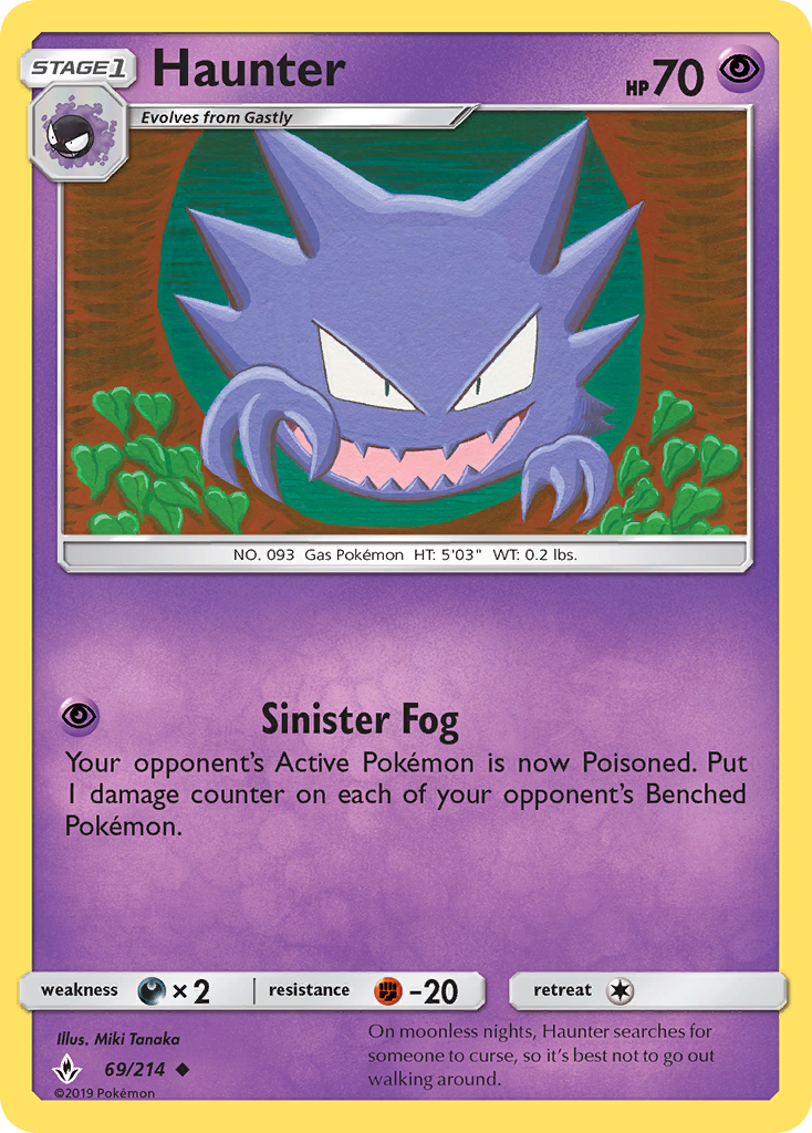 Haunter — illustrated card