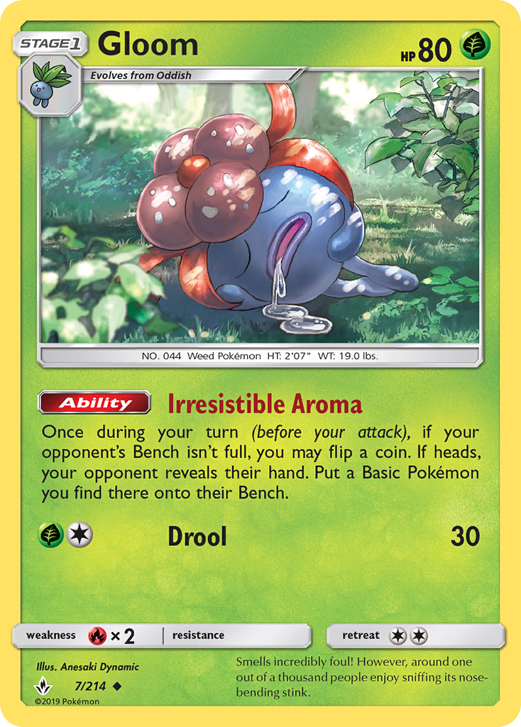 Gloom — illustrated card