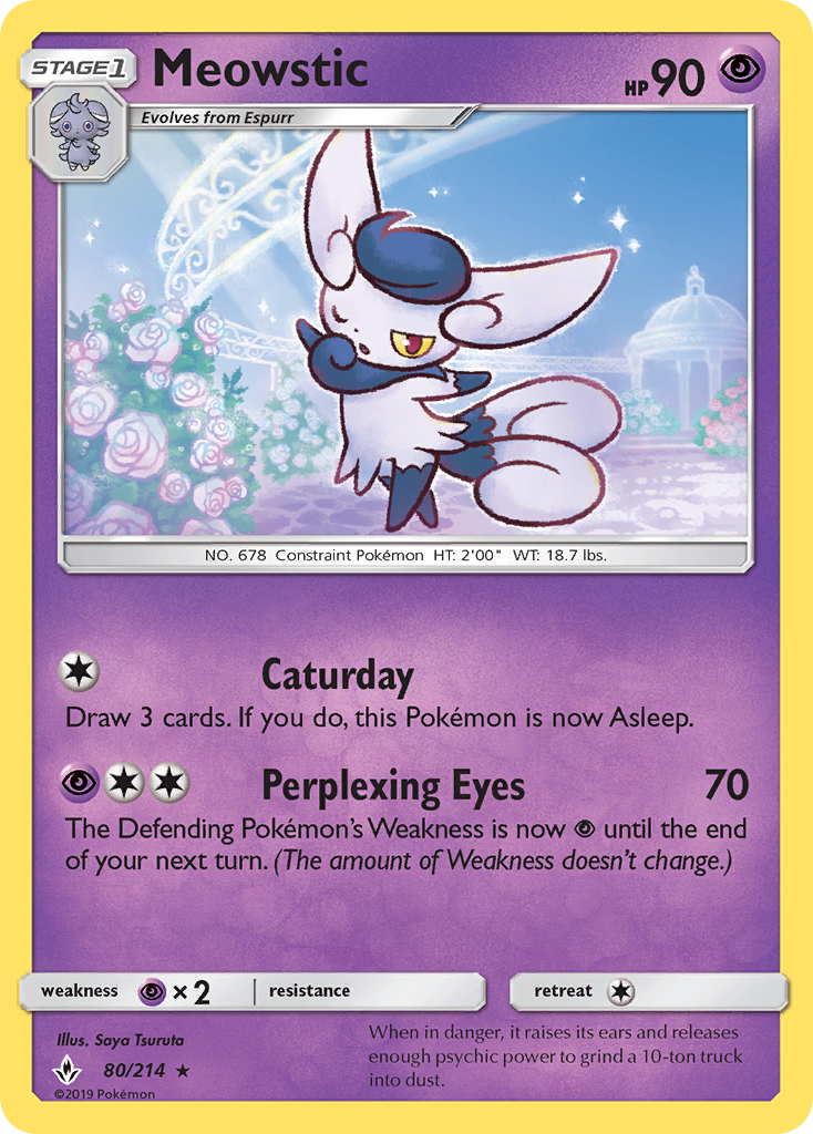 Meowstic — illustrated card